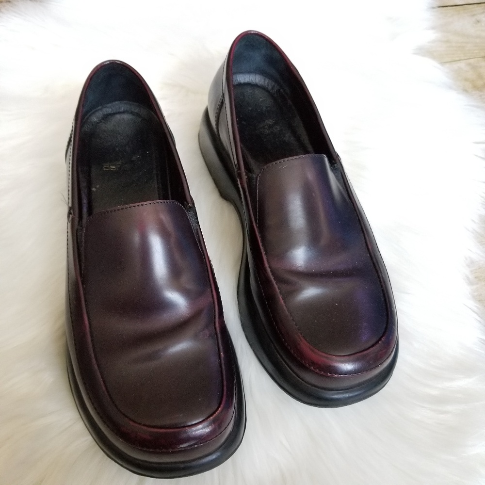DANSKO STEP IN CAREER WORK PLATFORM SHOES SIZE 10